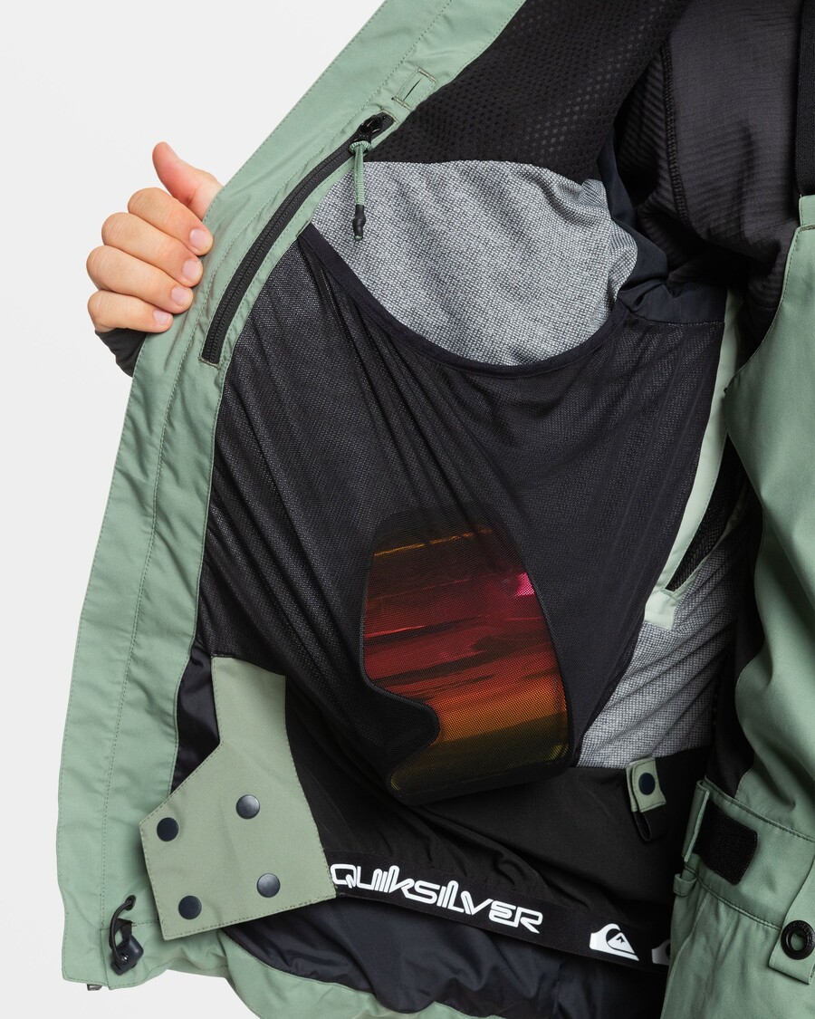 Quiksilver Sonsuza Kadar Streç Gore-tex Kar Ceketi - Deniz Spreyi