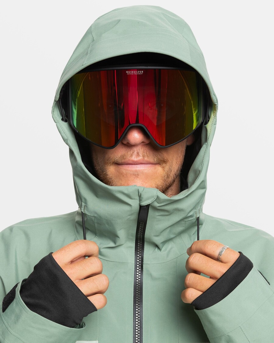 Quiksilver Sonsuza Kadar Streç Gore-tex Kar Ceketi - Deniz Spreyi