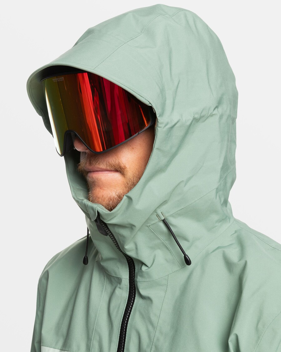 Quiksilver Sonsuza Kadar Streç Gore-tex Kar Ceketi - Deniz Spreyi