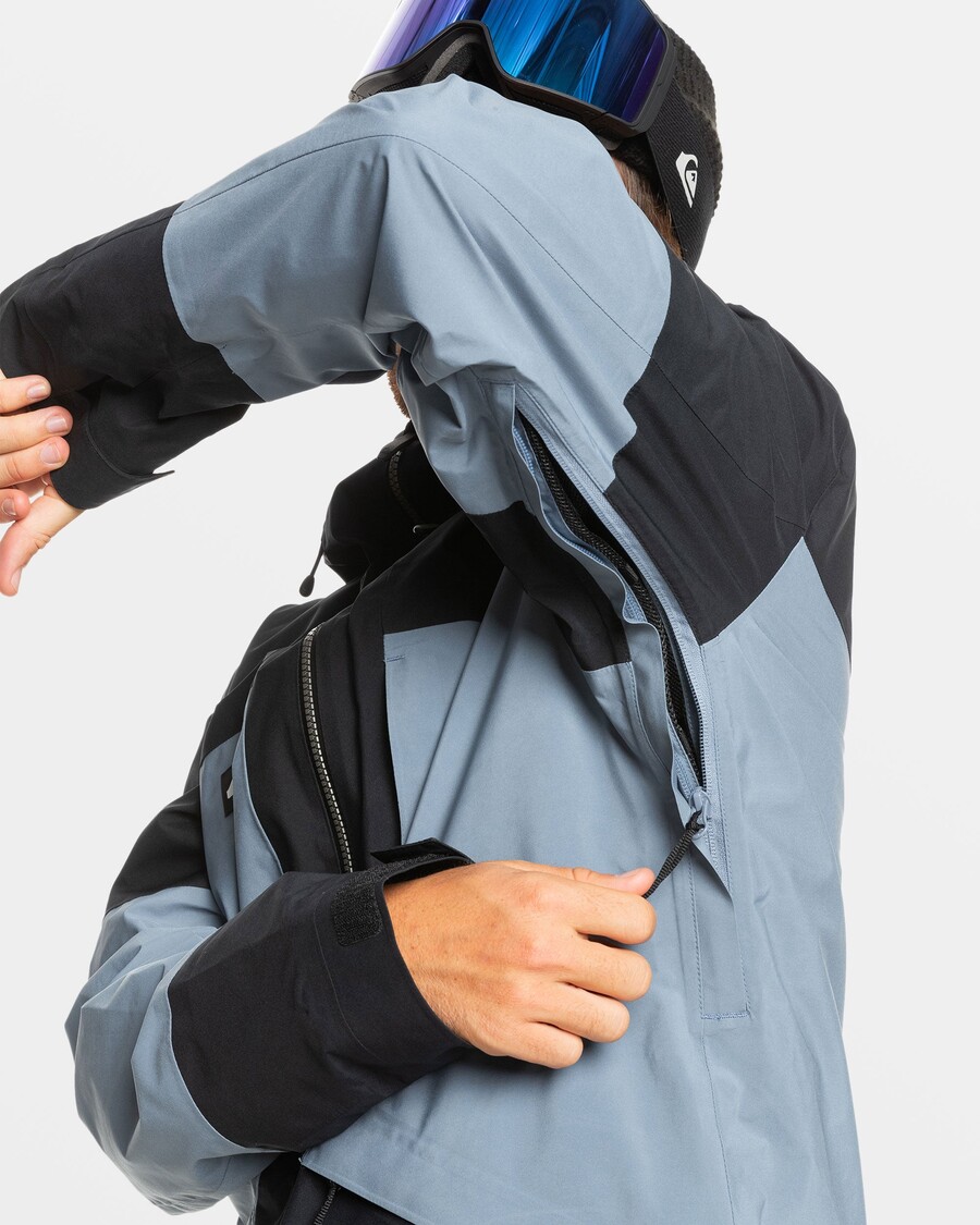 Quiksilver Forever Stretch Gore-tex Snow Bunda - Flint Stone