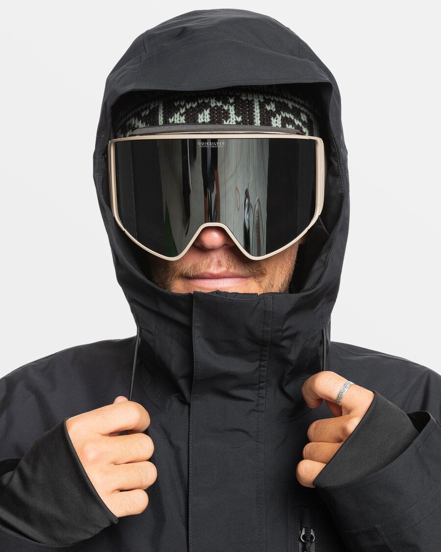 クイックシルバー ミッション ゴアテックス スノー ジャケット - トゥルー ブラック