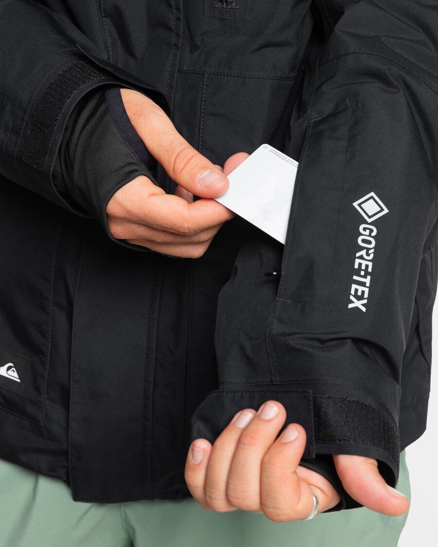 クイックシルバー ミッション ゴアテックス スノー ジャケット - トゥルー ブラック