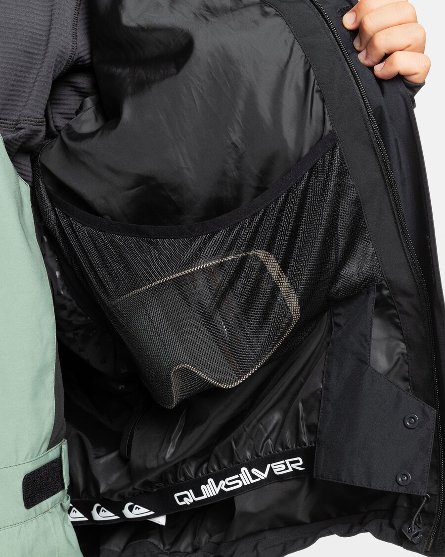 クイックシルバー ミッション ゴアテックス スノー ジャケット - トゥルー ブラック