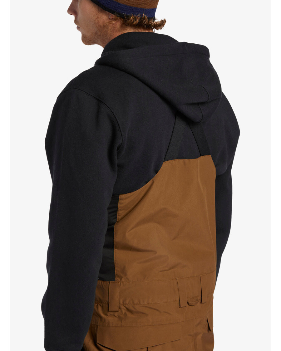 Quik Silver Snyc Technical Snow Bib Pants - Sepia