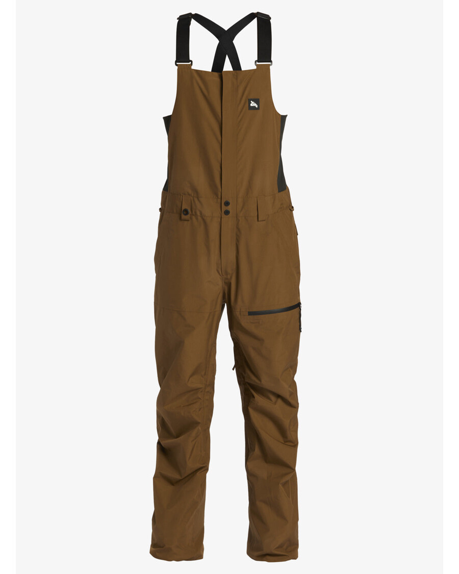 Quik Silver Snyc Technical Snow Bib Pants - Sepia