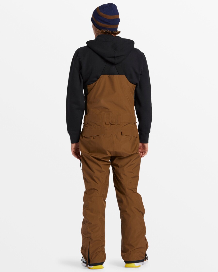 Quik Silver Snyc Technical Snow Bib Pants - Sepia