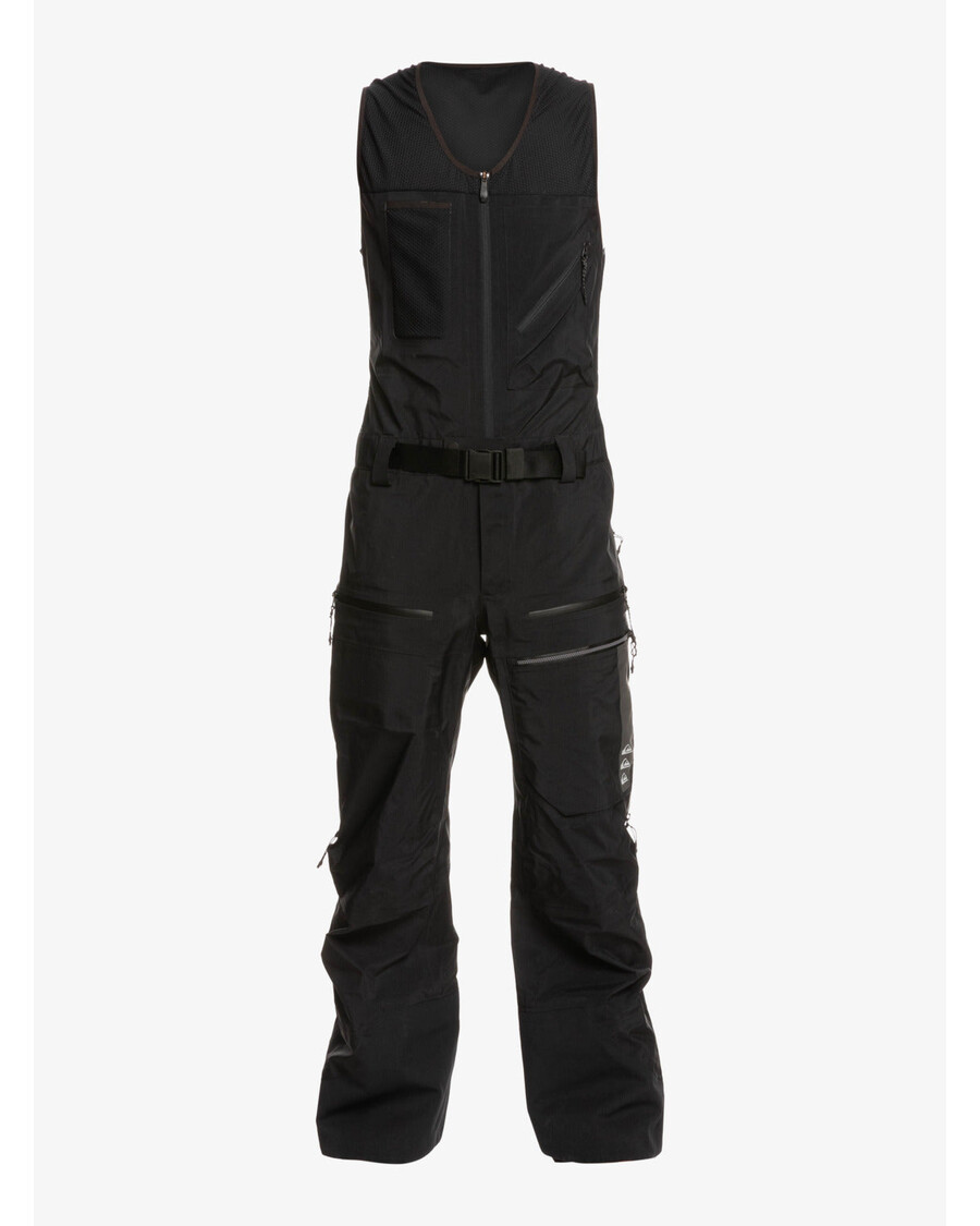 Quiksilver Highline Pro 3l Gore-tex® Hlače S Naramenicama - Istinske Crne
