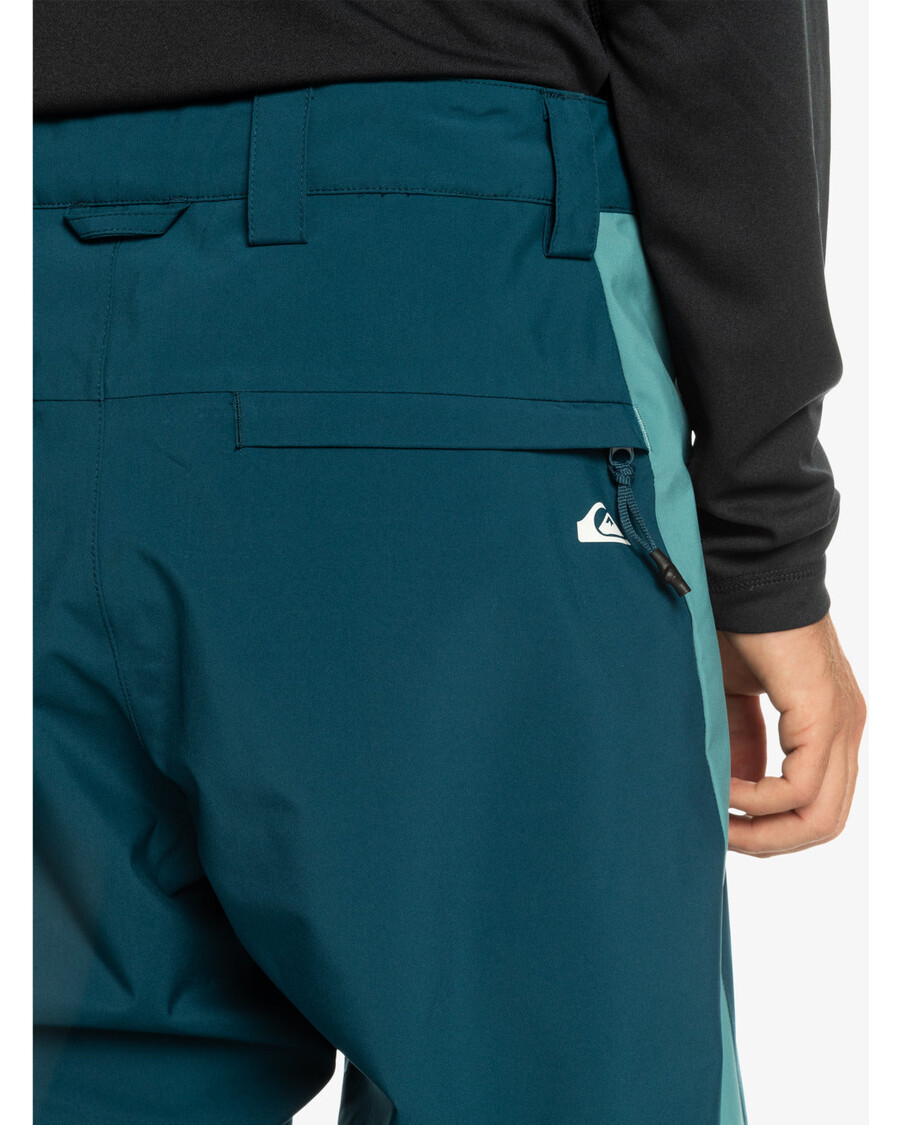 Quik Silver Snow Down Technical Snow Pants - Majolica Blue