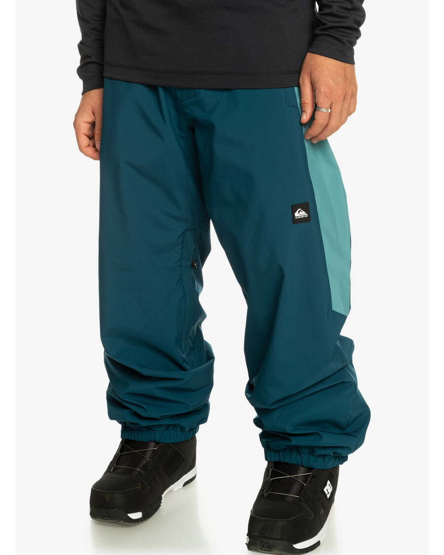 Quik Silver Snow Down Technical Snow Pants - Majolica Blue