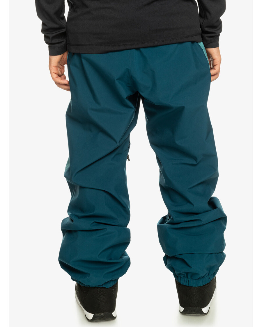 Quik Silver Snow Down Technical Snow Pants - Majolica Blue