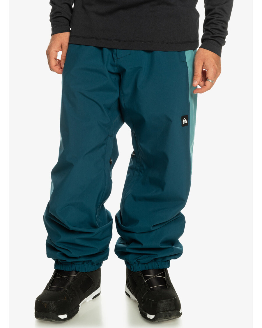 Quik Silver Snow Down Technical Snow Pants - Majolica Blue