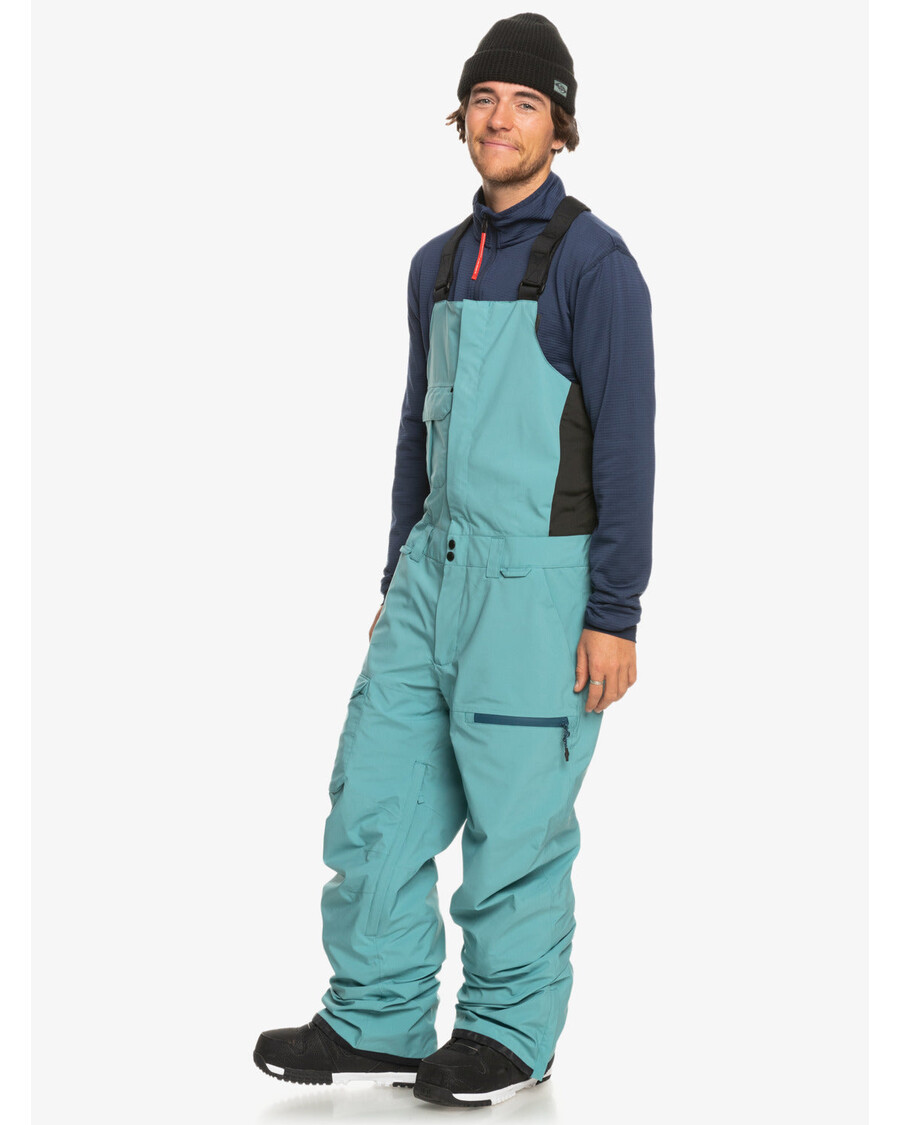 Quik Silver Utility Technical Snow Bib Pants - Brittany Blue