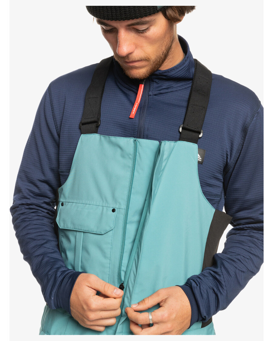 Quik Silver Utility Technical Snow Bib Pants - Brittany Blue