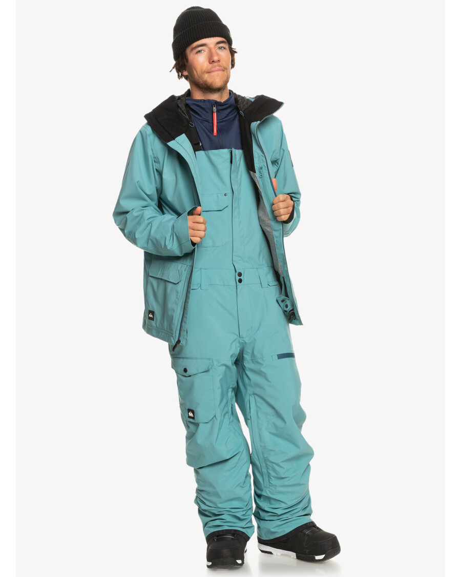 Quik Silver Utility Technical Snow Bib Pants - Brittany Blue