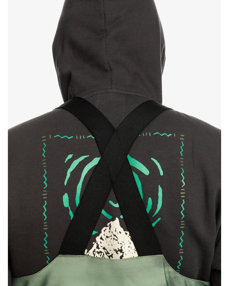 Quik Silver Utility Technical Snow Bib Pants - Break Off Laurel Wreath