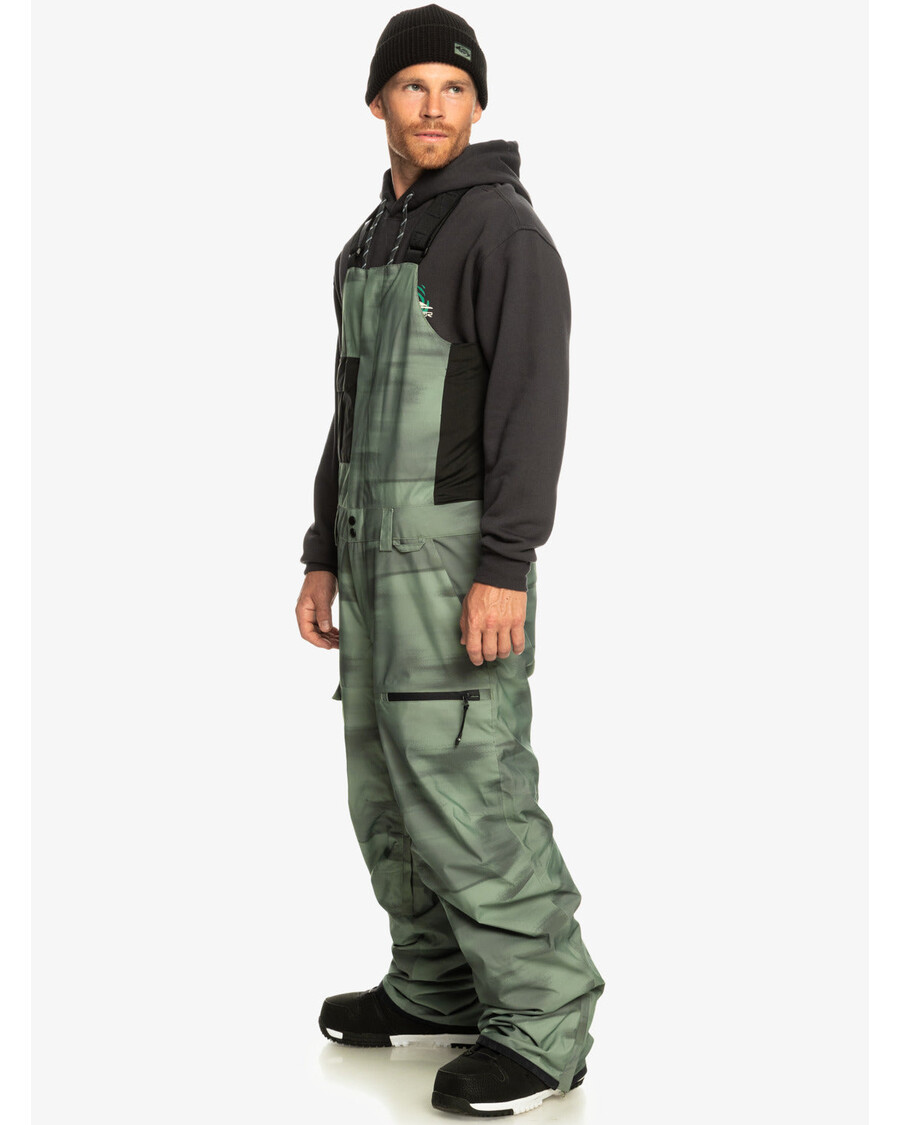 Quik Silver Utility Technical Snow Bib Pants - Break Off Laurel Wreath