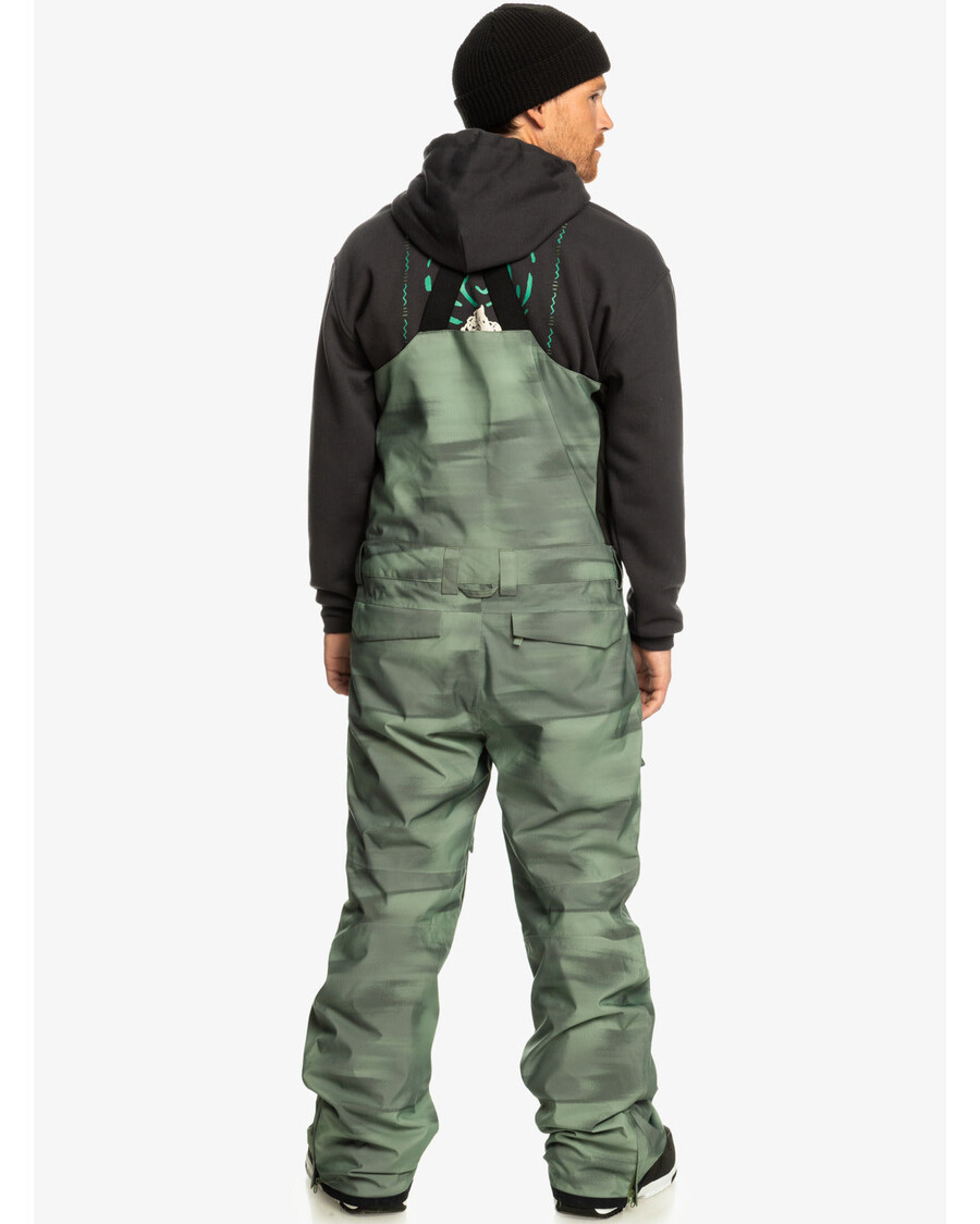 Quik Silver Utility Technical Snow Bib Pants - Break Off Laurel Wreath