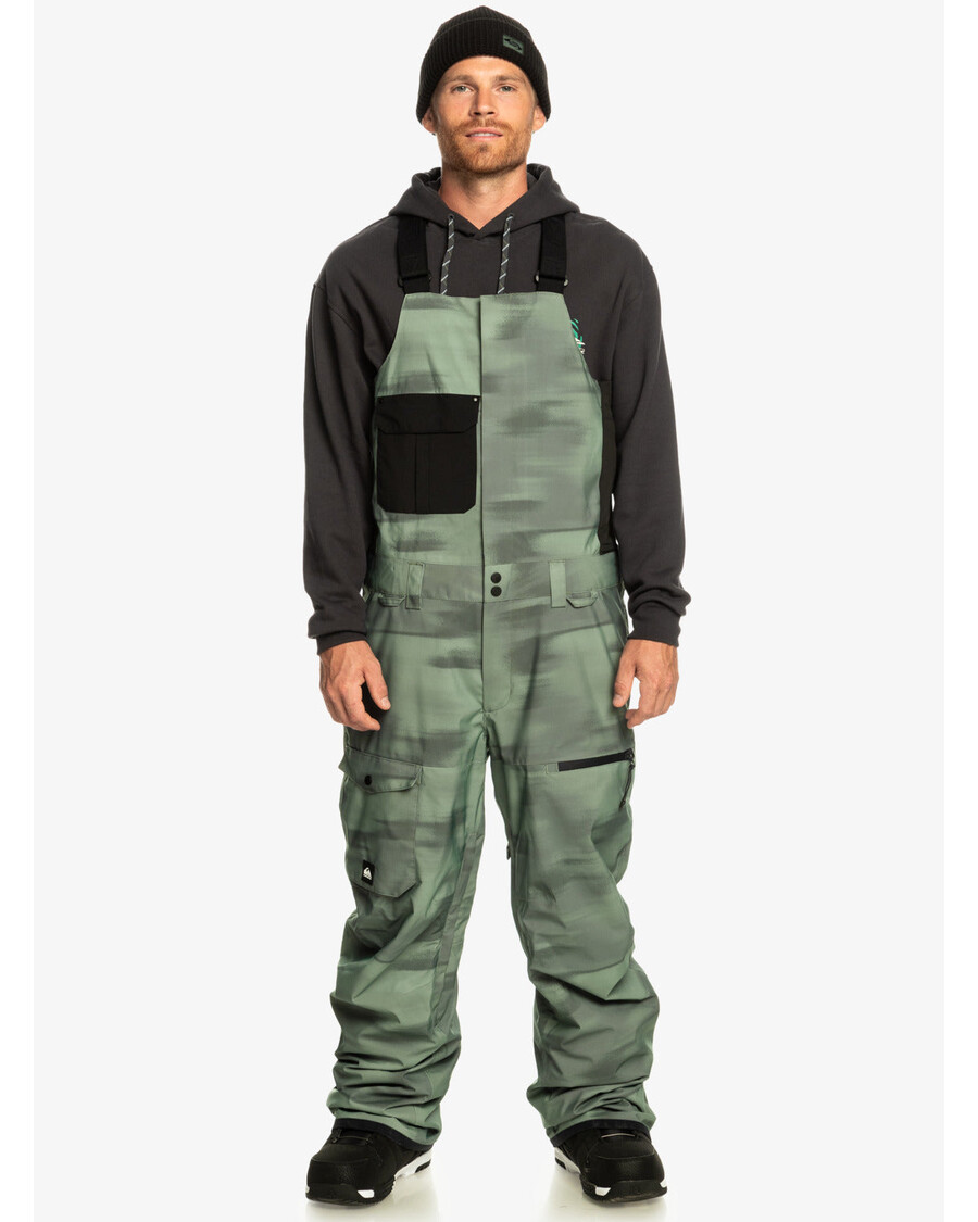 Calça Quiksilver Utility Technical Snow Bib - Break Off Laurel Wreath