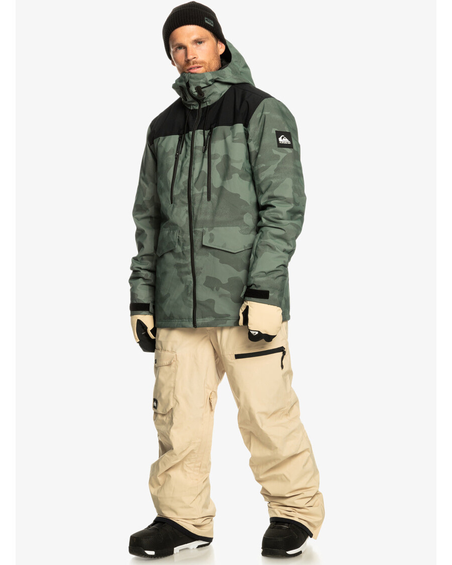 Pantaloni Tecnici Da Neve Quiksilver Utility - Kaki Chiaro