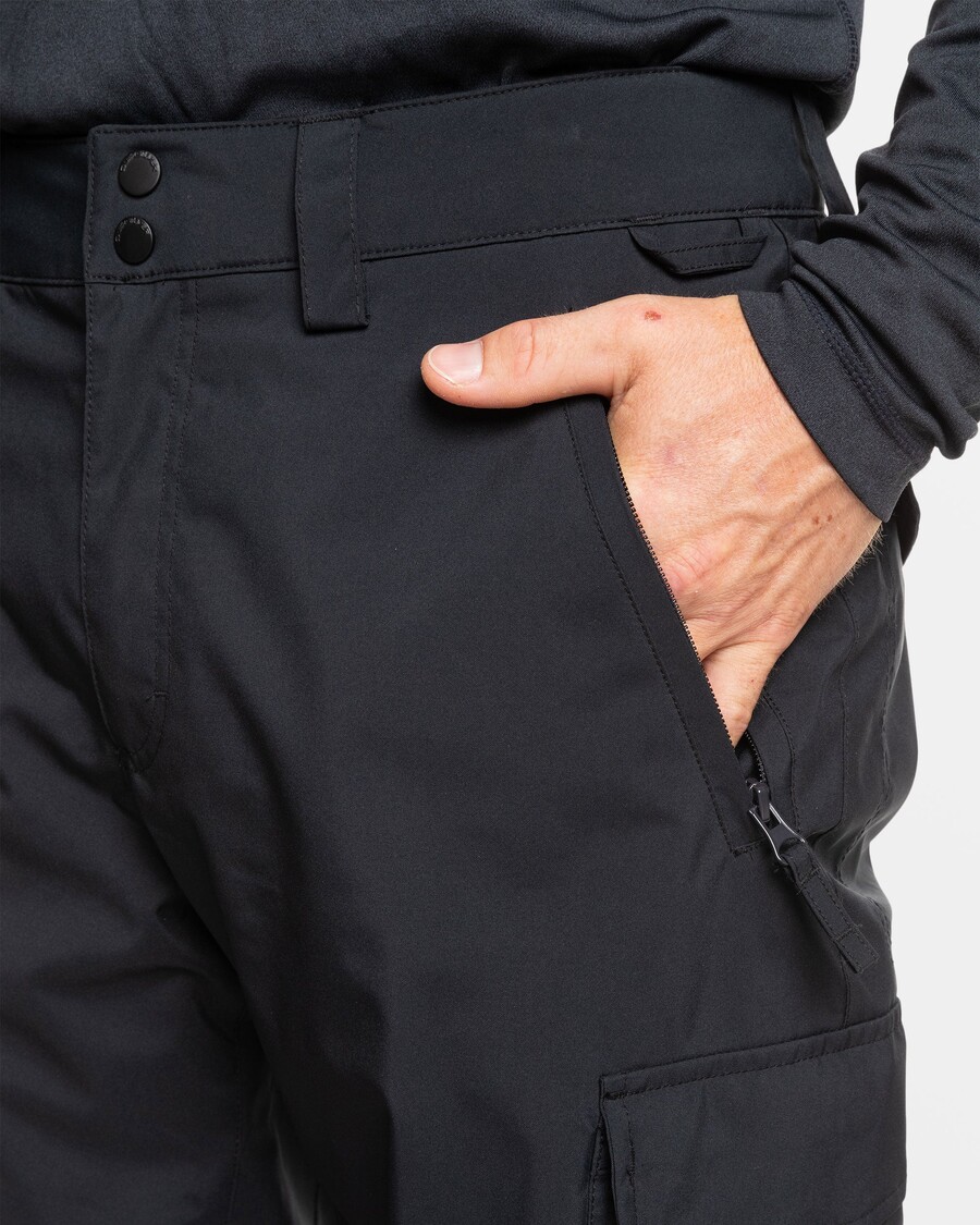 Quik Silver Porter Insulated Snow Pants - True Black