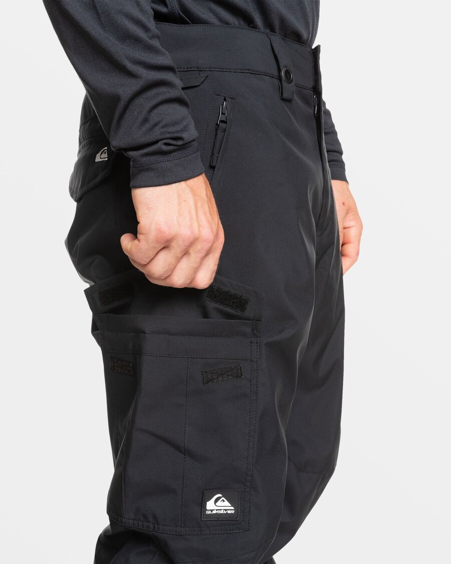 Quik Silver Porter Insulated Snow Pants - True Black