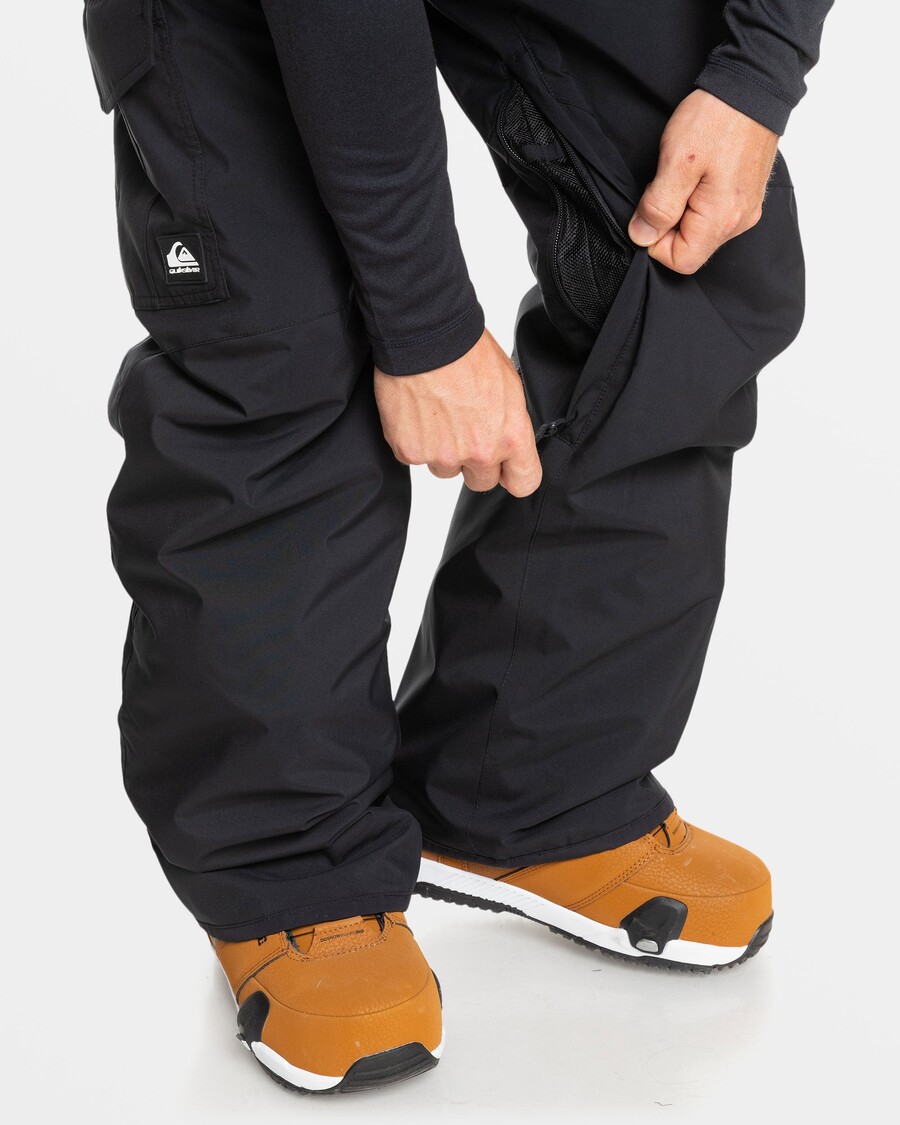 Quik Silver Porter Insulated Snow Pants - True Black