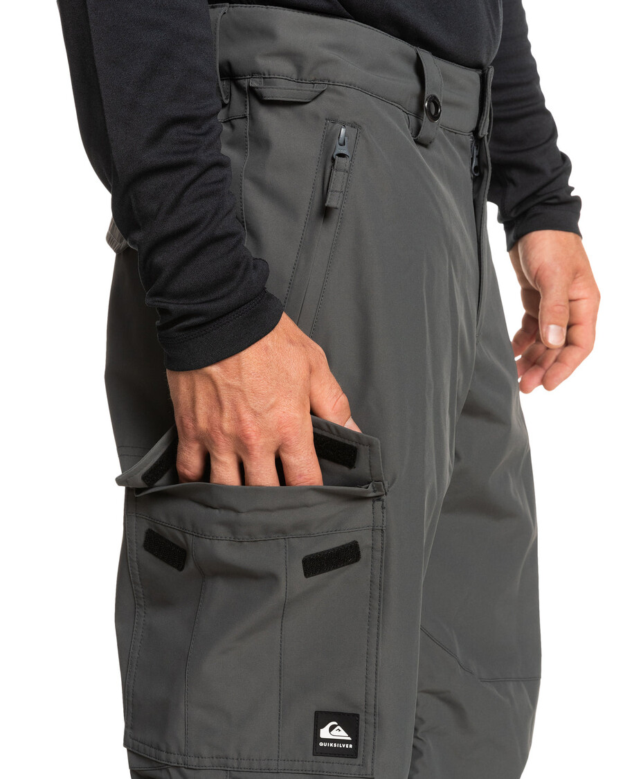 Quik Silver Porter Insulated Snow Pants - Iron Gate