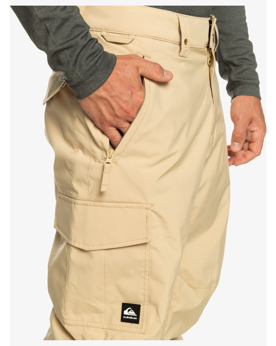 Quik Silver Porter Insulated Snow Pants - Pale Khaki