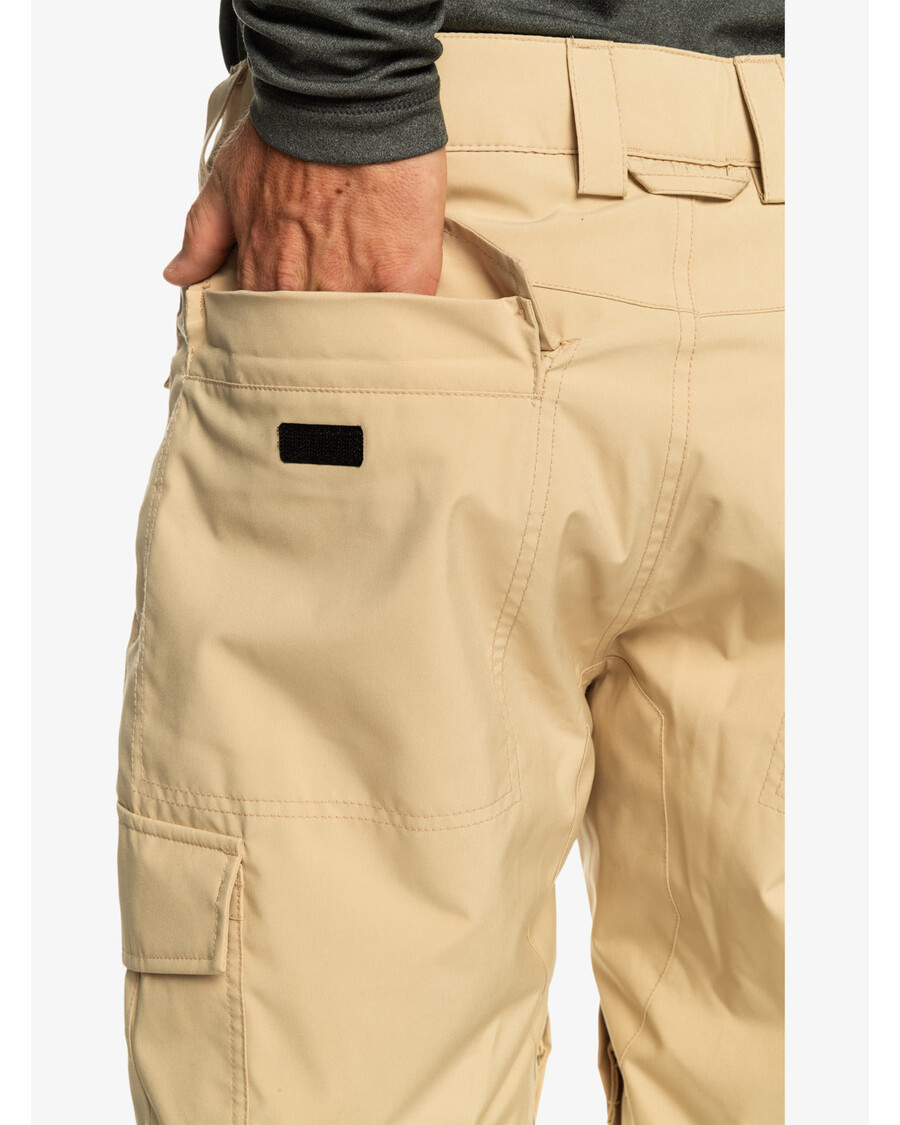 Quik Silver Porter Insulated Snow Pants - Pale Khaki