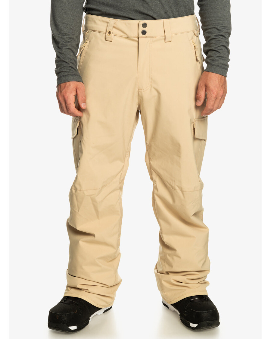 Quik Silver Porter Insulated Snow Pants - Pale Khaki
