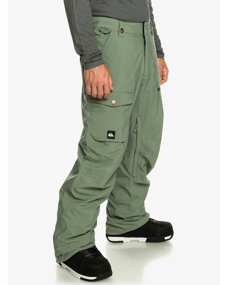 παντελόνι χιονιού κοχύλι χρηστικό Quiksilver - δάφνινο στεφάνι