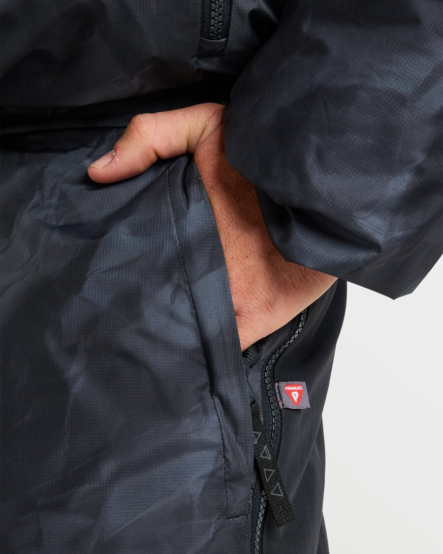 куиксилвер травис рице екпедитион снежне панталоне - тр црни папир