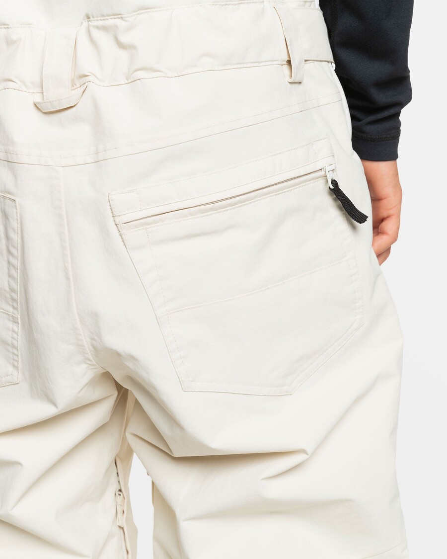 Quik Silver Fly High Bib Snow Pants - Birch