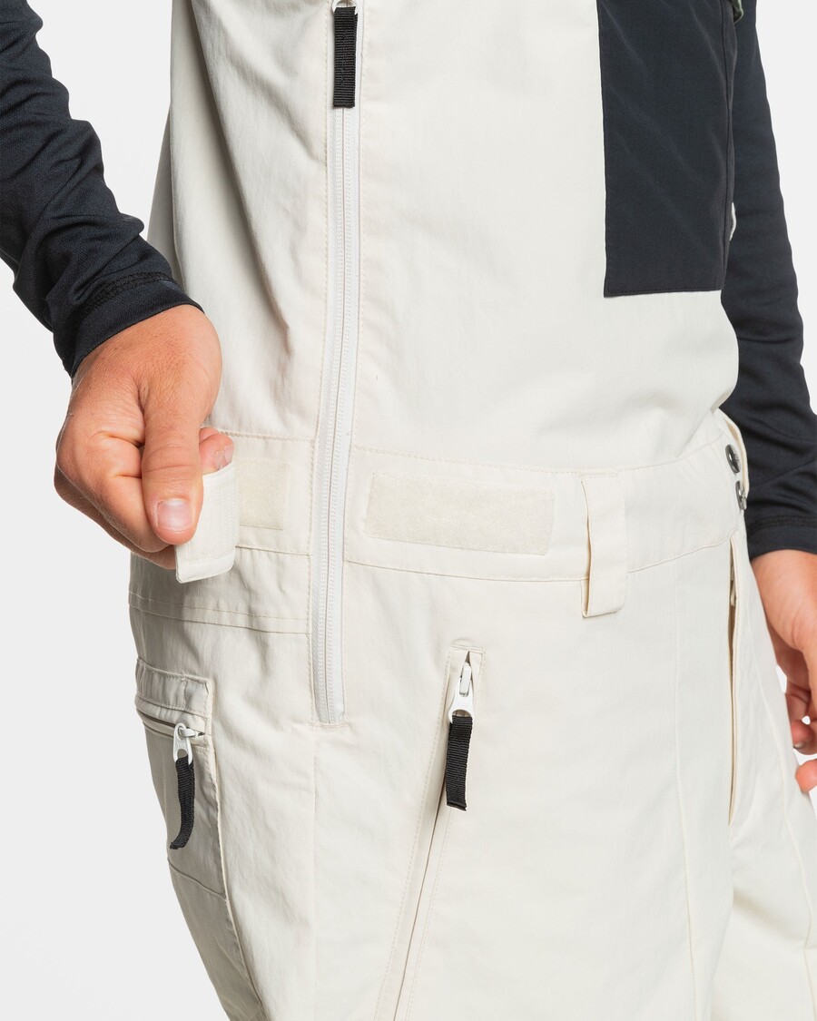 Quik Silver Fly High Bib Snow Pants - Birch