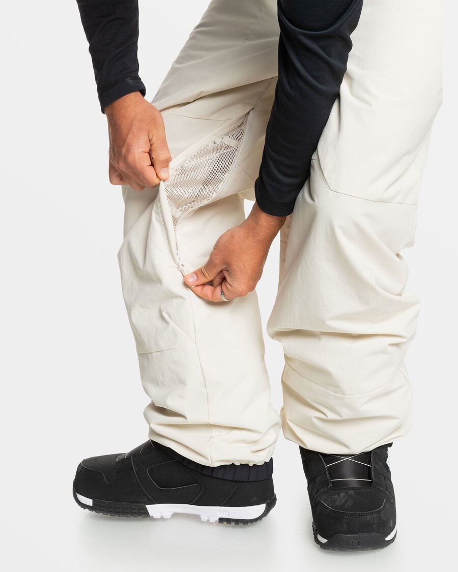 Quik Silver Fly High Bib Snow Pants - Birch
