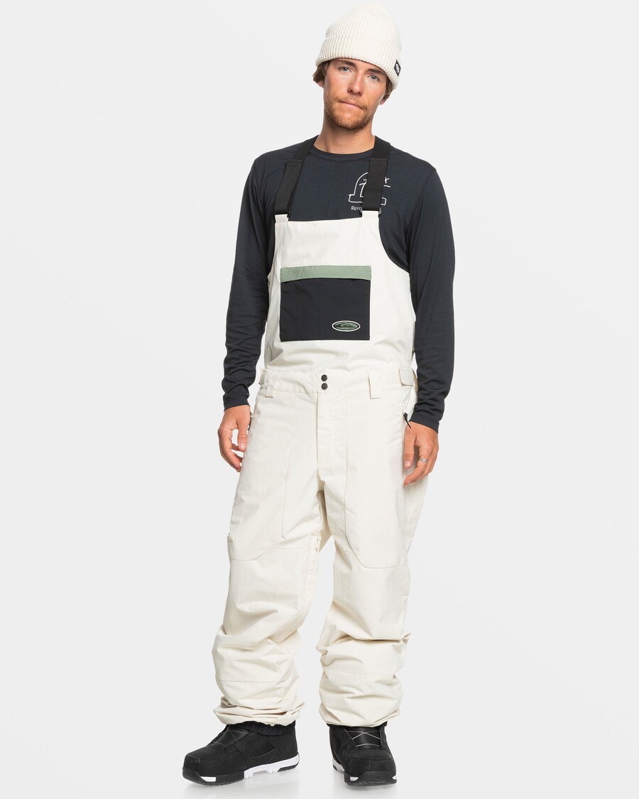 Quiksilver Fly High Bib Hlače Za Snijeg - Breza