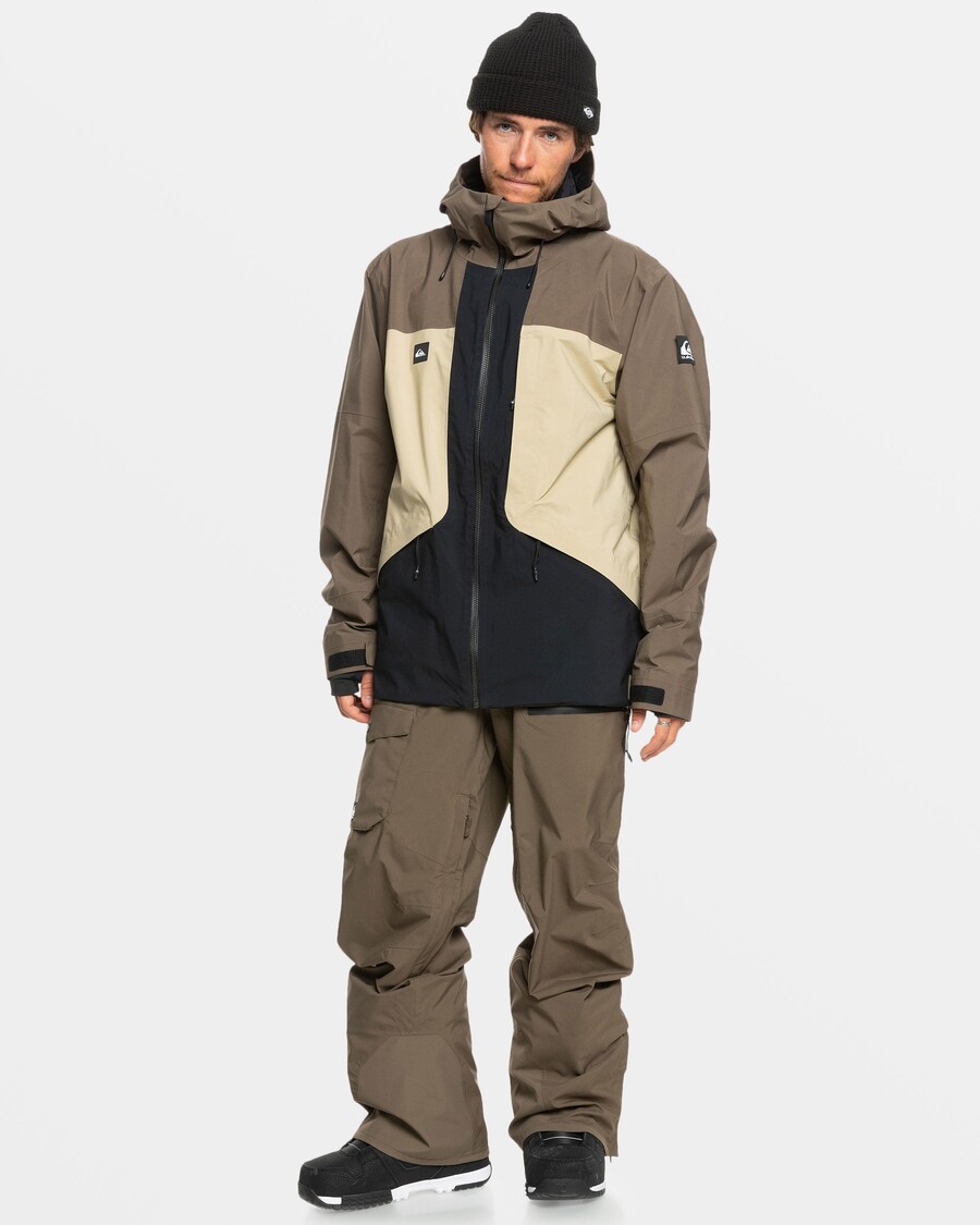 Quik Silver Utility Snow Pants - Canteen
