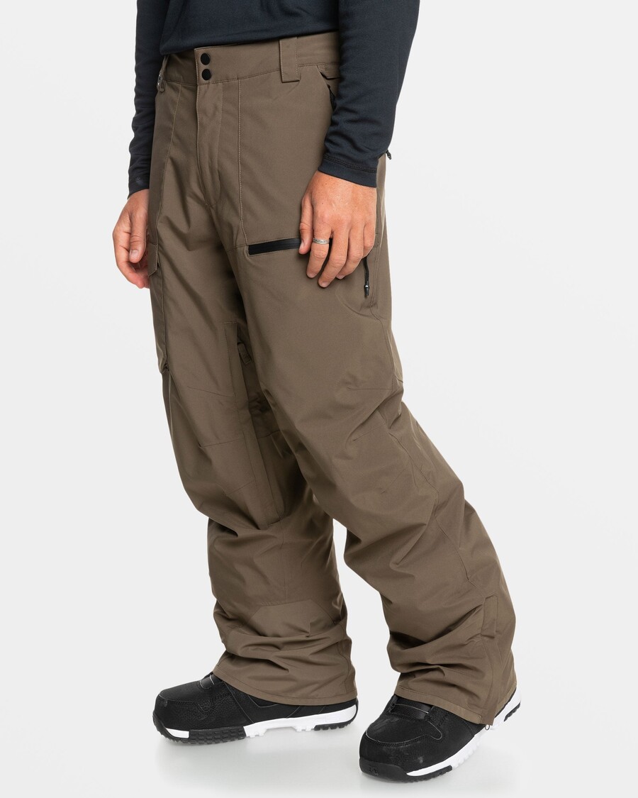 Quik Silver Utility Snow Pants - Canteen