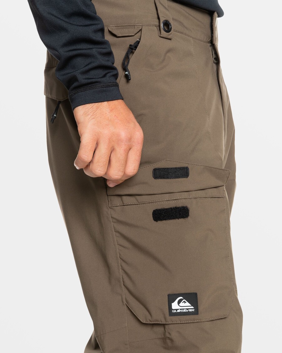 Quik Silver Utility Snow Pants - Canteen