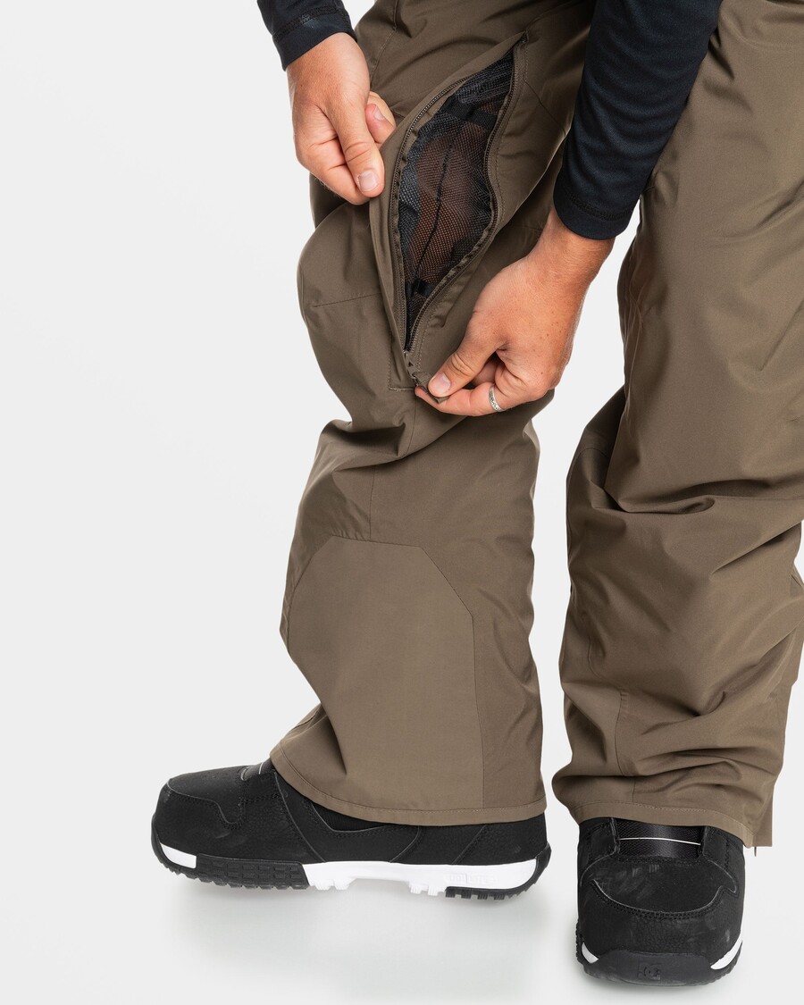 Quik Silver Utility Snow Pants - Canteen