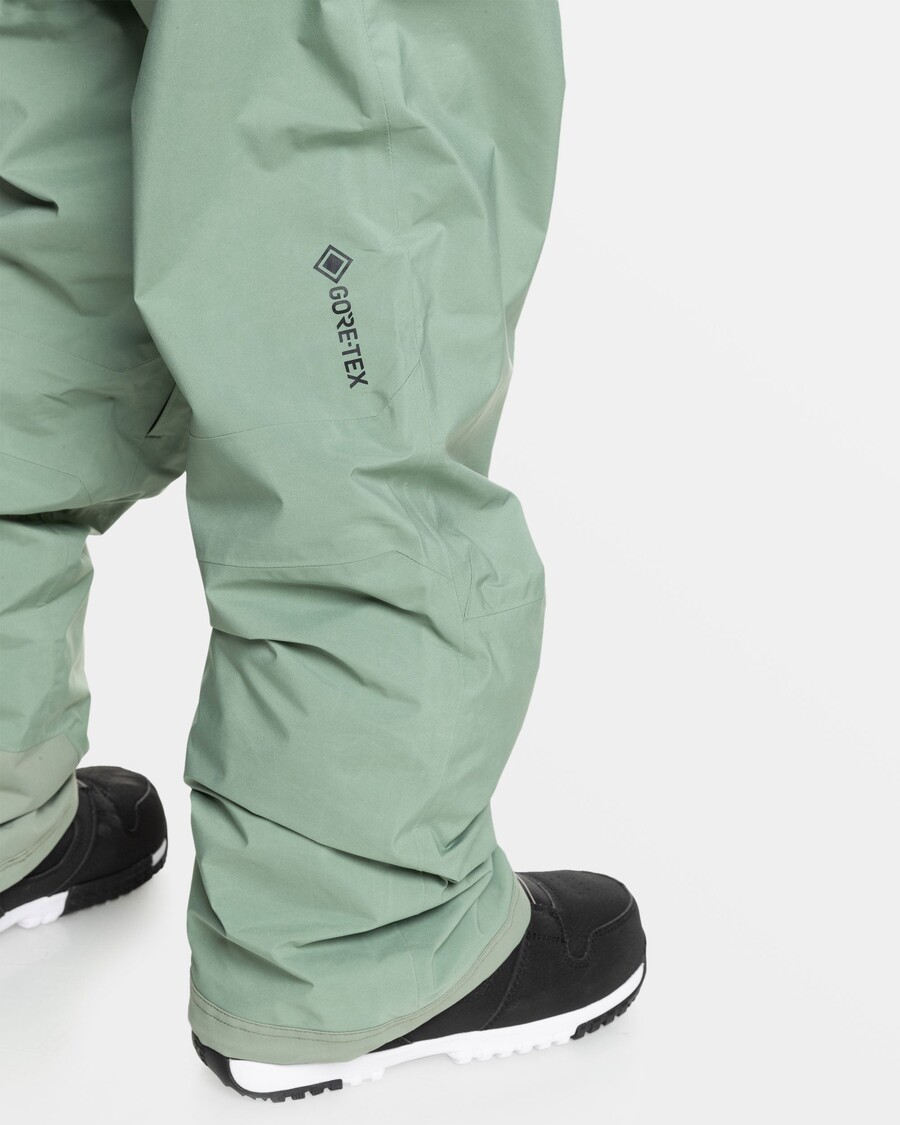 Quiksilver Altostratus Stretch Gore-texové Kalhoty S Náprsenkou Do Sněhu - Mořský Sprej