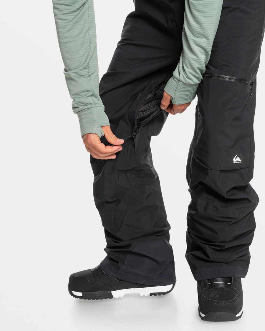 Quik Silver Altostratus Stret Gore-Tex Bib Snow Pants - True Black