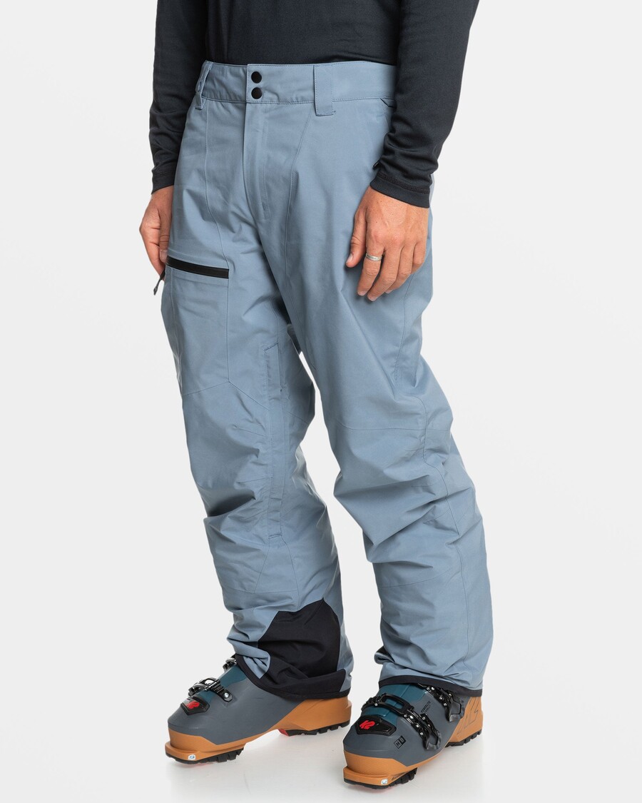 Quik Silver Forever Stretch Gore-Tex Snow Pants - Flint Stone