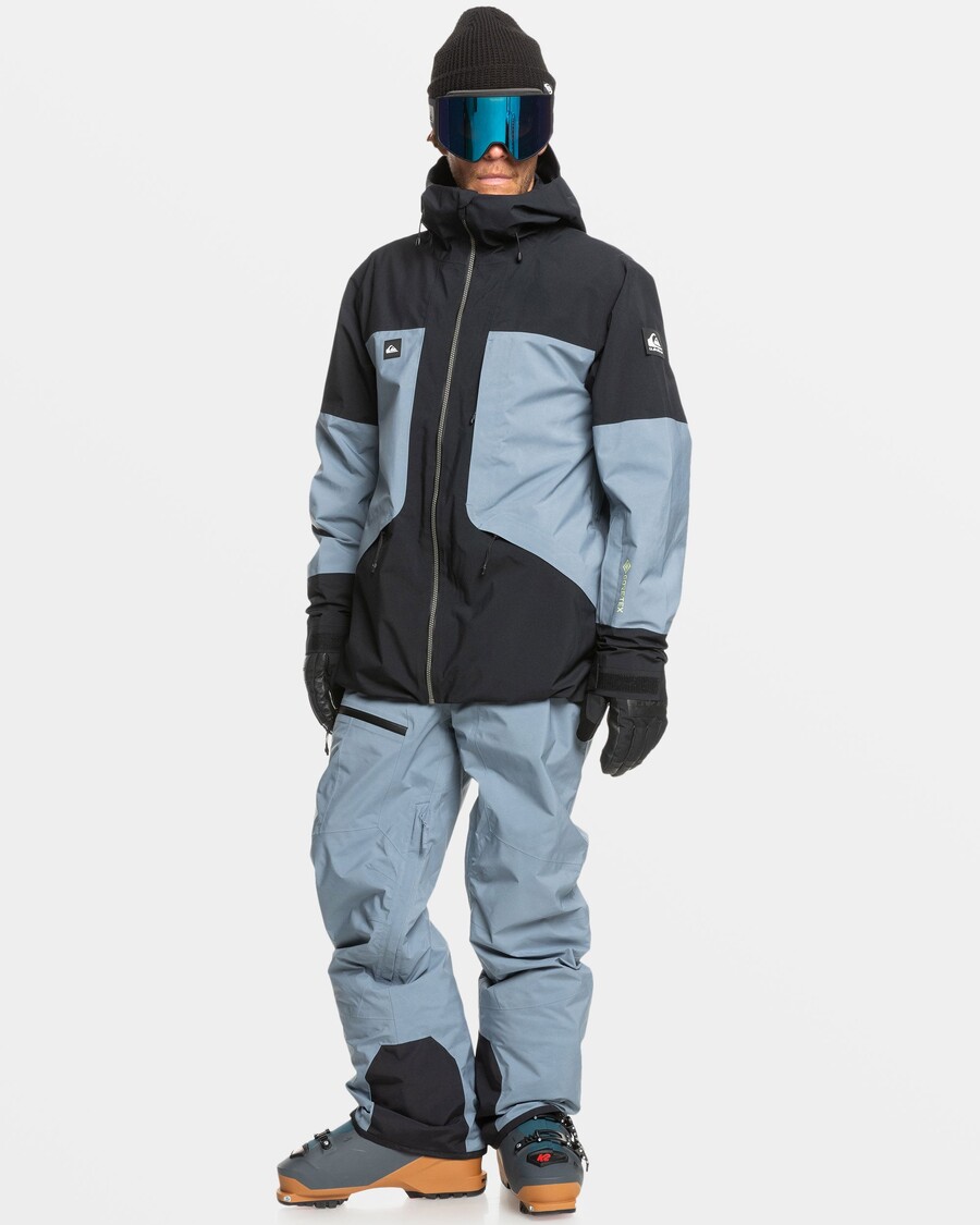 Quik Silver Forever Stretch Gore-Tex Snow Pants - Flint Stone