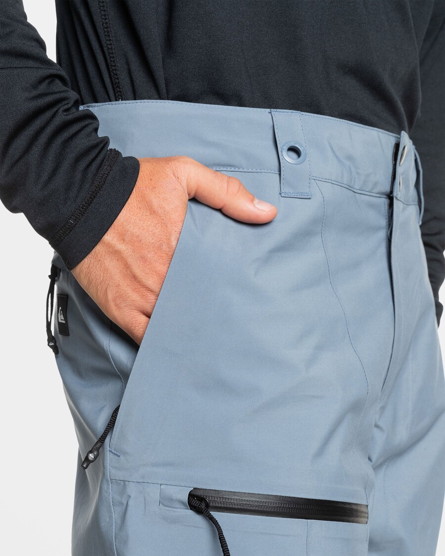 Quik Silver Forever Stretch Gore-Tex Snow Pants - Flint Stone