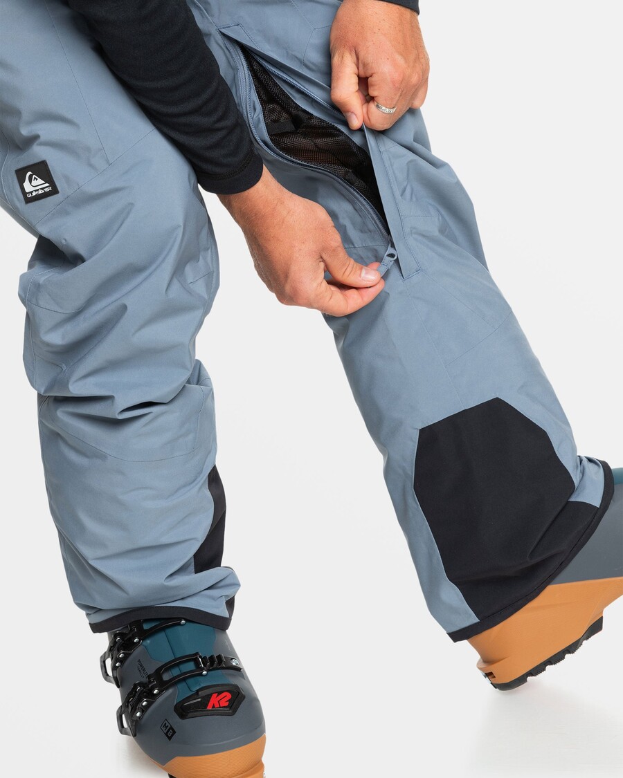 Quik Silver Forever Stretch Gore-Tex Snow Pants - Flint Stone