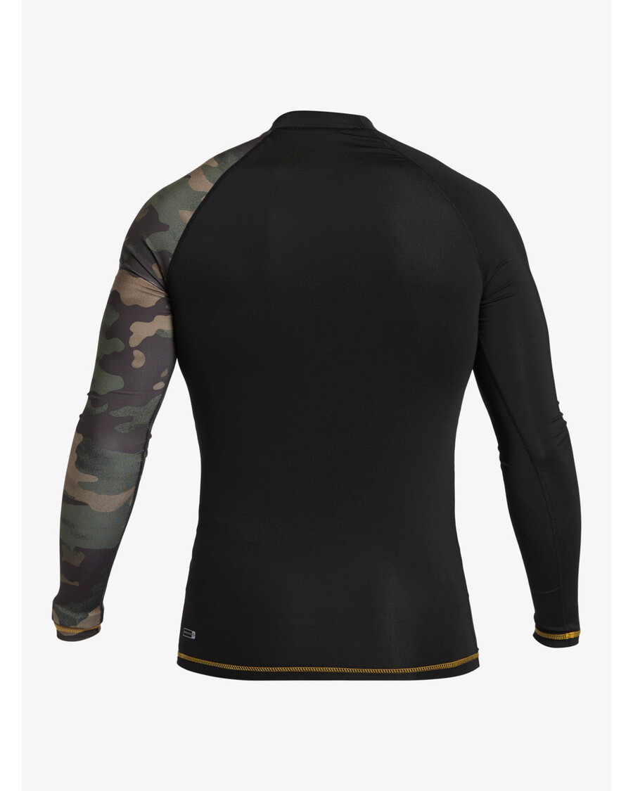 Quik Silver Hi Island Rush μακρυμάνικο Upf 50 Rashguard - μαύρο