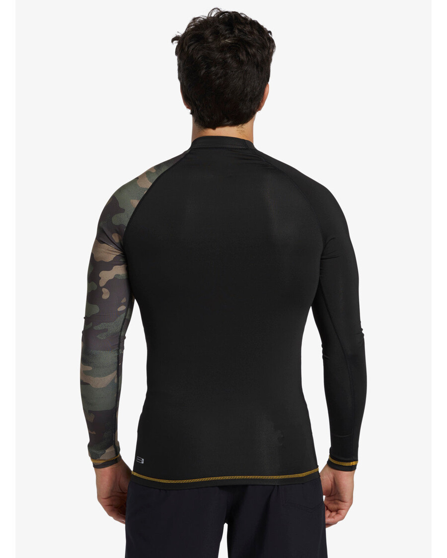 Quik Silver Hi Island Rush μακρυμάνικο Upf 50 Rashguard - μαύρο