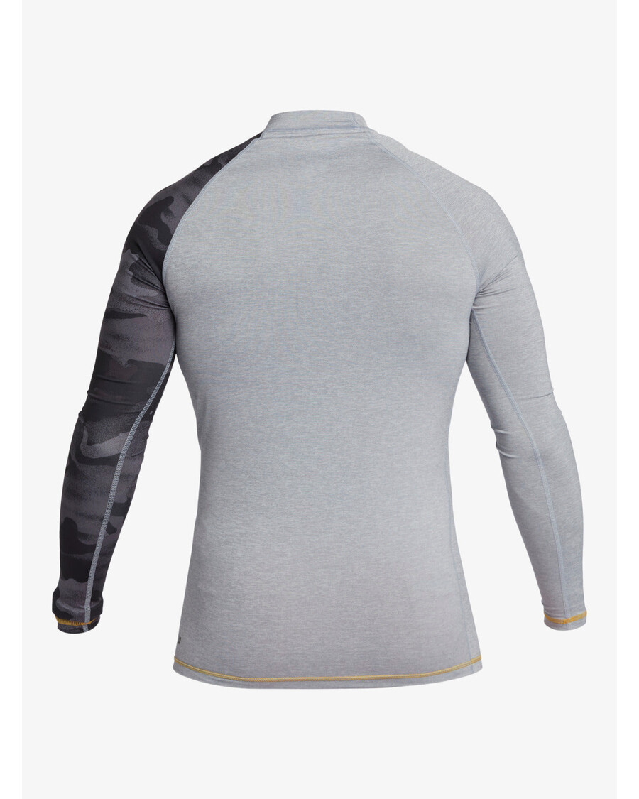 Quik Silver Hi Island Rush μακρυμάνικο Upf 50 Rashguard - Sleet Heather