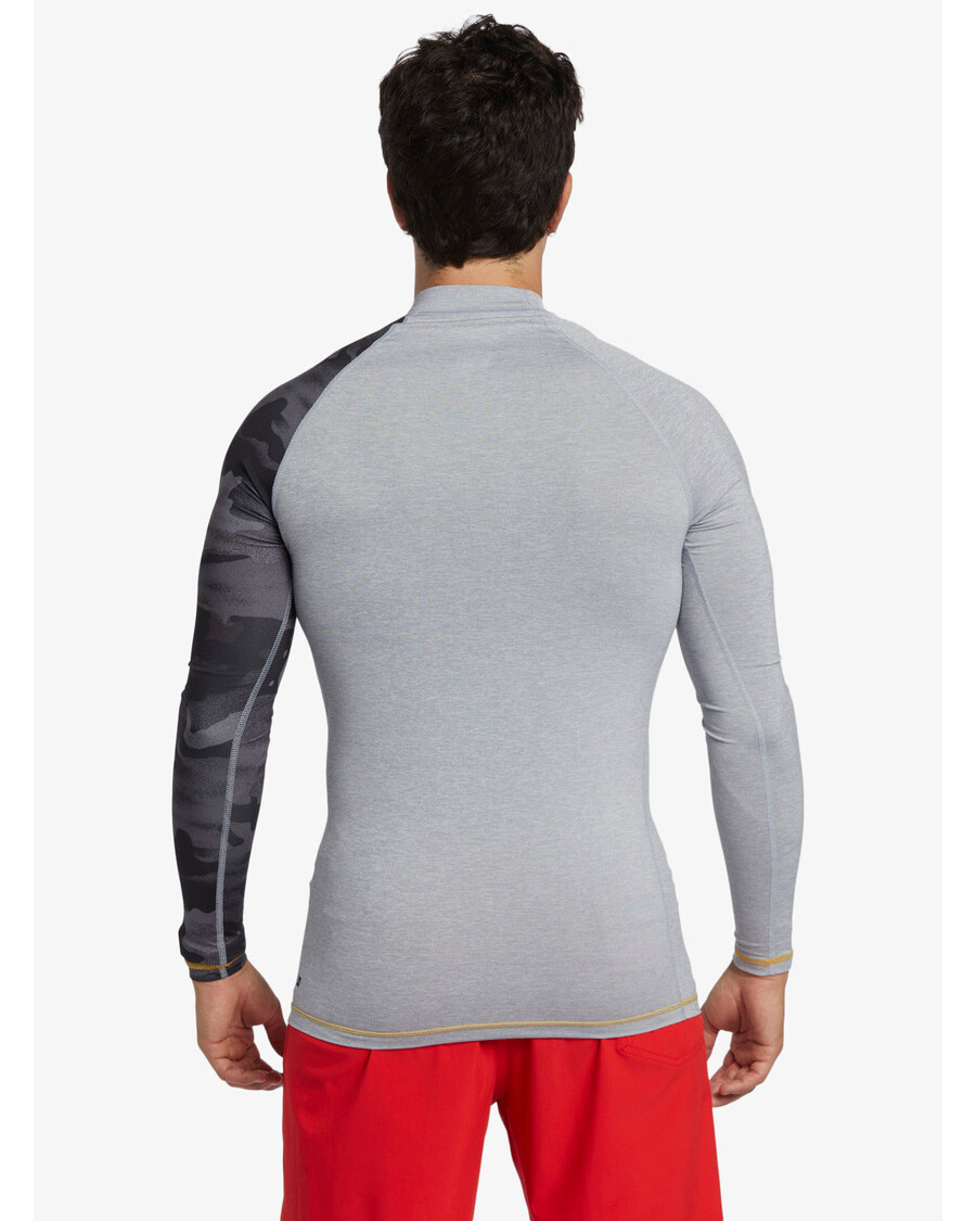Quik Silver Hi Island Rush μακρυμάνικο Upf 50 Rashguard - Sleet Heather